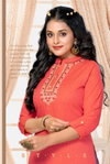 Crayons H Dot By Hirwa Straight With Embroidery Kurtis Wholesale Clothing Suppliers In India